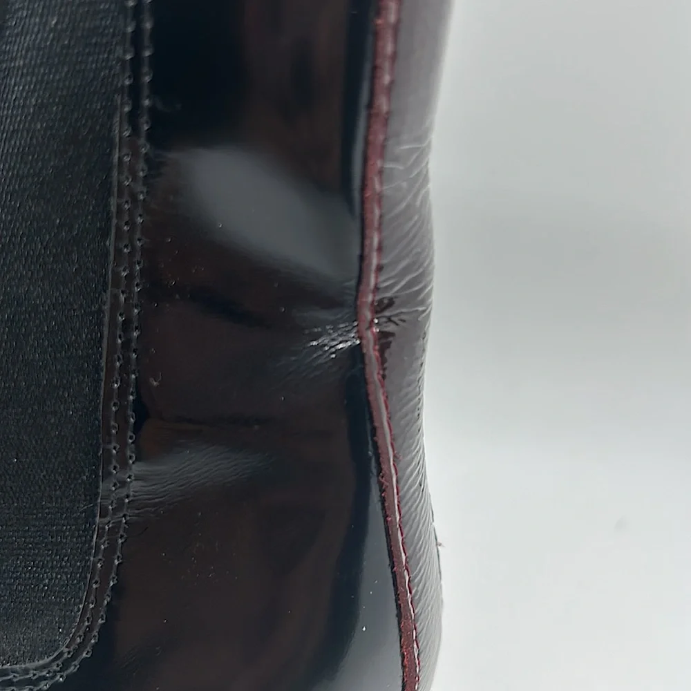 Jeffrey Campbell Black Faux Snakeskin Chelsea Leather Boots Shoes **Size 7** - Picture 10 of 10